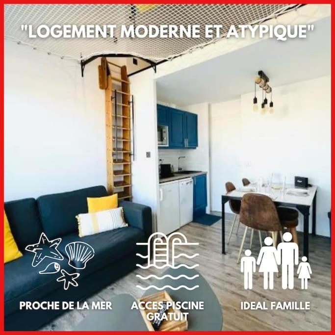 "Le Filet Du Lac" Appartement Atypique, 5 Personnes, Duplex, Vue Lac, Acces Parc Aquatique Gratuit Talmont-Saint-Hilaire Extérieur photo