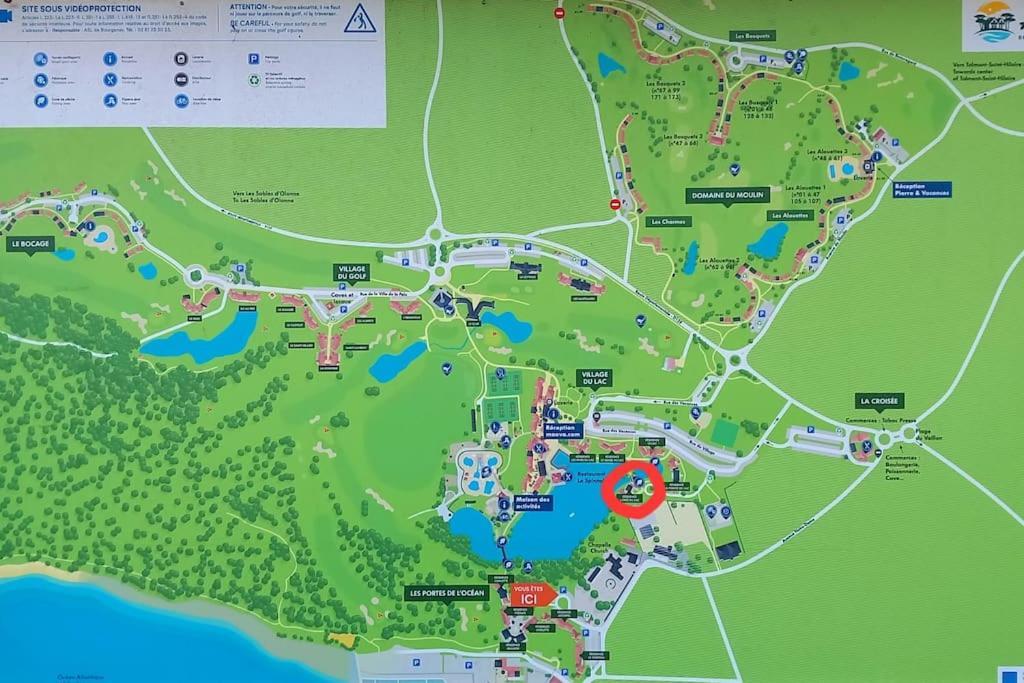 "Le Filet Du Lac" Appartement Atypique, 5 Personnes, Duplex, Vue Lac, Acces Parc Aquatique Gratuit Talmont-Saint-Hilaire Extérieur photo