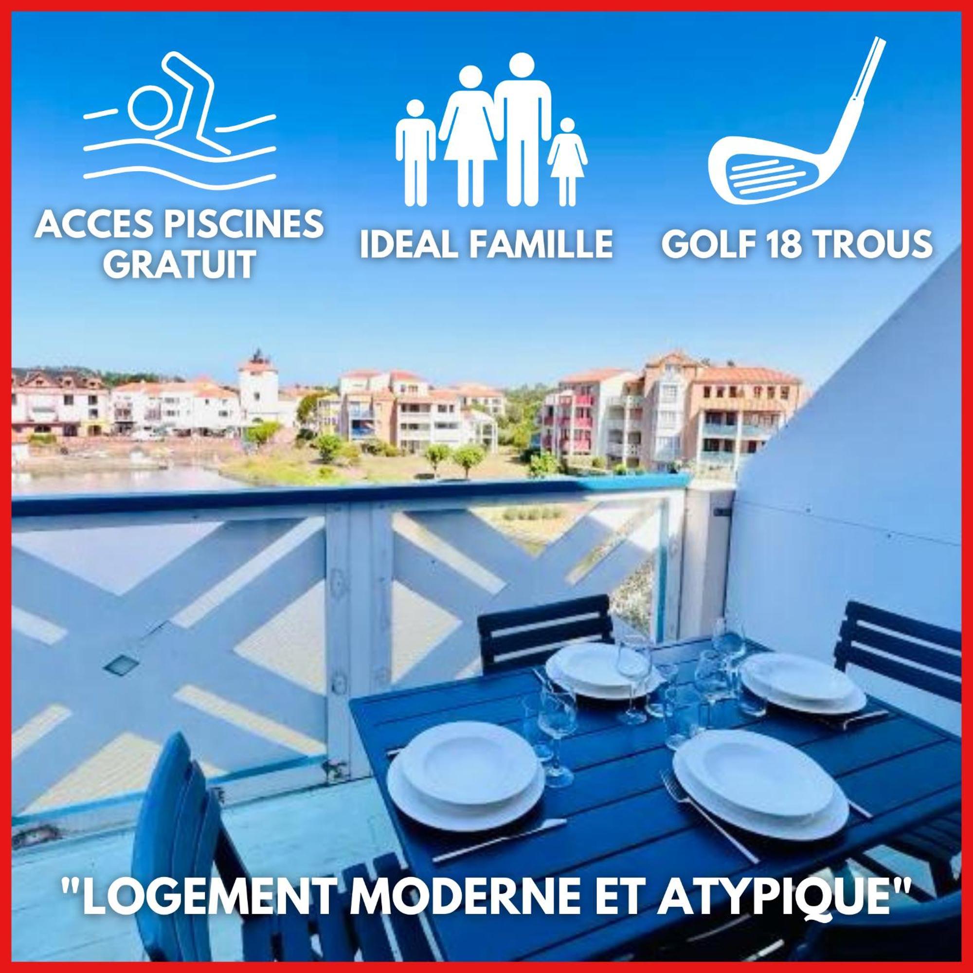 "Le Filet Du Lac" Appartement Atypique, 5 Personnes, Duplex, Vue Lac, Acces Parc Aquatique Gratuit Talmont-Saint-Hilaire Extérieur photo
